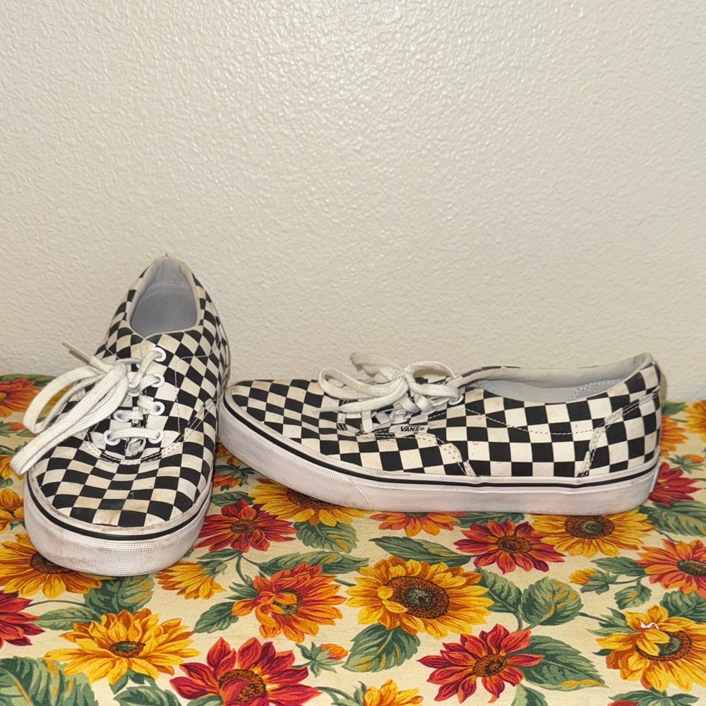 Vans Checkered Shoes size 10